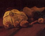 文森特威廉梵高 - 白菜和木屐的静物